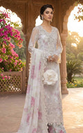 Ivory Bloom - Luxury Stitched 3PC l ML026