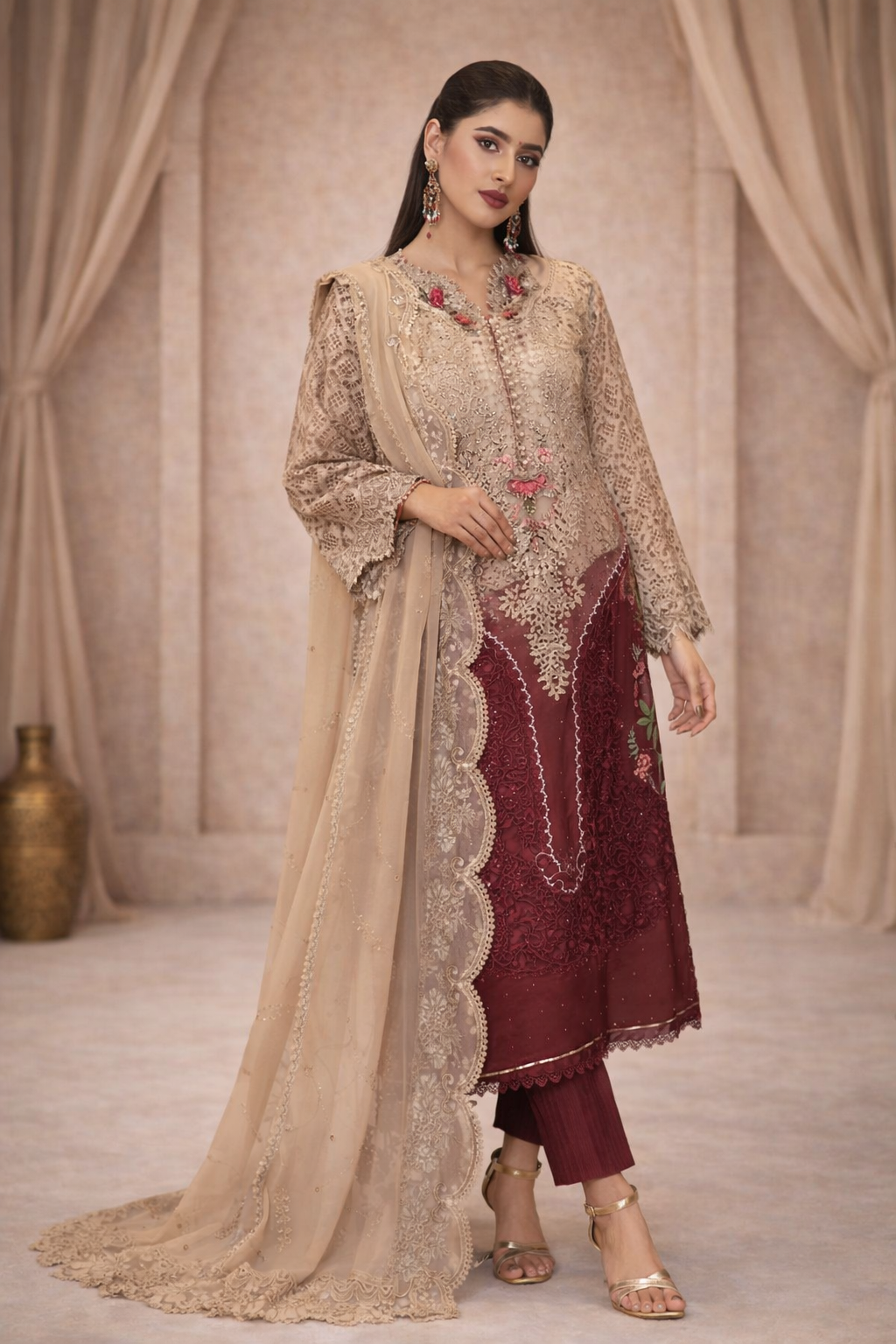 Zareen Royale – Luxury Stitched 3PC | ML033